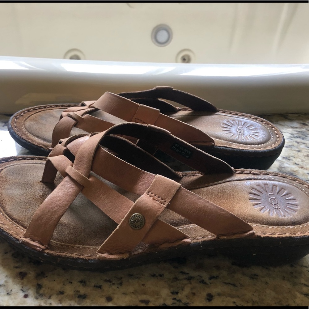 Ugg leather sandals